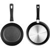 Ballarini Siena Padella, Alluminio Antiaderente, Nero, 24 cm