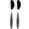 Guzzini - Feeling, Cucchiaino - Grigio, 14.5 cm - 23000422 (Confezione da 2)