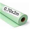 OFITURIA Papel Kraft Verde Pastello - Rollo 0,70x2m - 1 Rotolo - Carta da pacchi e carta da regalo, carta da imballaggio per spedizioni e fai-da-te, resistente e facile da tagliare