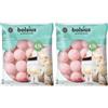 Bolsius Candele galleggianti, rosa, 20 pezzi, diametro 45 mm, lunghezza durata 4,5 ore, cera raffinata, senza olio di palma, candele decorative per la casa (Confezione da 2)