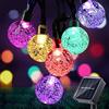 Anmossi Catena Luminosa Esterno Solare, 11M 60 LEDs Catena Luminosa Solare, 8 Modos,Colorato,Impermeabile Lampada Solare per Giardino per Giardino, Terrazzo,Natale,Matrimonio,Festa