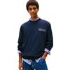 Tommy Jeans Tjm Reg Entry Dna Play Crew Ext Dm0dm22377 Felpa Pullover Unisex - Adulto (Pacco da 1)