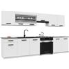 B BELINI GROUP Belini ITALIA 4 Mobile Cucina Completa Componibile 260cm Bianco Opaco | Cucina completa componibile, mobili pensili e bassi inclusi, montaggio facile