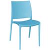 okAffareFatto di Zimbardi Costanza Sedia da sala da pranzo Altea in plastica colore modello comfort (celeste)