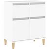 vidaXL Credenza Bianca 60x35x70 cm in Legno Multistrato