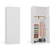 BDW Organizzatore per armadio Stylish S90 2D 2SZ CLP - Due ripiani - Cassetti per l'interno dell'armadio - Organizzazione interna dell'armadio - 240x90x50cm - Bianco