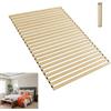 YRHome Rete arrotolabile, 140 x 200 cm, stabile rete a doghe, con 23 doghe, spessore circa 2 cm, portata fino a 300 kg, flessibile, salvaspazio e traspirante, ideale per letto singolo e letto