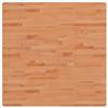 vidaXL Piano per Tavolo 90x90x2,5 cm Quadrato Legno Massello di Faggio