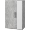 Vicco Armadio a muro Berno, Cemento/Bianco, 50.1 x 78.4 cm