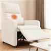 London Boutique Poltrona Relax Elettrica Reclinabile con Massaggio e Poggiapiedi | Funzione massaggio, Riscaldante, Poggiapiedi incluso, Relax, Soggiorno, Camera da letto