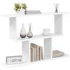 vidaXL Scaffale da parete Bianco 80 x 15 x 50,5 cm