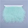 birnn 10 Metri di Nastro di Piume di Struzzo colorato 8-10 cm passamanerie di Nastro Costume da Cucito Piume di Struzzo Finiture con Frange Gonna Vestiti Decorazioni Fai da Te-No. 27