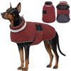 ASENKU Cappotto Invernale Cane 3XL per Cani Molto Grandi, Giacca Calda Impermeabile Antivento, Strappo Regolabile, Strisce Riflettenti - Per Pastore Tedesco, Rottweiler, Alano