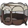 [en.casa] Recinto Morbido per Animali (AxLxP) 43 x 74 x 74 cm Box Pieghevole per Cuccioli, Tessuto Impermeabile, Incl. Borsa di Trasporto