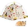 BDKMMS Mini tenda da campeggio per animali domestici, portatile, traspirante, con struttura robusta e porta in , per porcellini d'India, conigli, criceti, piccoli animali