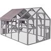 X-ZONE PET Casetta per gatti grande, in legno, con ponti, passeggiate, casette, copertura tetto