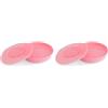 Twistshake Piatto per Bambini in Silicone 6+ Mesi - Rosa (Confezione da 2)
