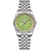 ADDIESDIVE Orologio da uomo e donna, ultra sottile, di lusso, con quadrante in zaffiro sintetico, lunetta scanalata al quarzo, verde kiwi, giallo limone, anguria, rosso, blu, lunetta scanalata, al