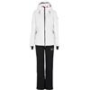 Emporio Armani EA7 Completo Tecnico da Sci Donna Imbottito, 3 Pezzi (Giacca, Pantalone, Gilet) - 6RTV01 (M, Bianco/Nero/Fucsia)