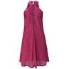 Cocila Abito Lungo Boho Floreale da Donna Halter Senza Spalline Paillettes Sexy Temperamento Partito Tinta Unita Borsa Glutei Abito da Donna Abito Sposa Colorato