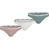 Calvin Klein Slip Donna CK Confezione 3 Capi Mutande Elastico a Vista Cotone Elasticizzato Articolo QD5207E