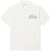 Lacoste Polo Classic Fit Stampata Bianco/Blu, bianco/blu., M
