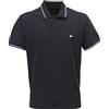 Siry Work Polo Uomo Mezza Manica 100% Cotone Piquet con spachetti Laterali Marchio Il Granchio (XXL, Blu)