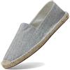 Generico Uomo Espadrillas Donna Tinta Unita, Classico, Tela Slip-on Piatto, Comode e Traspiranti Scarpe da Pescatore, Suola in iuta antiscivolo confortevole tessile piatto Soletta comfort flessibile tessuto