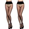 HTRUIYATY Collant Lucidi Donna collant velatissimo senza cuciture 2 Paia Collant Fine