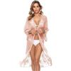 Shuanghao Abiti Eleganza Estate Donna Cerimonia Sexy Curva Dimensioni Solido Lungo Giacca Cardigan Vestito