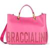 Braccialini Borsa a Mano Donna Beth Special: Maxi Logo Strass