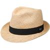 LIPODO Mantigo Cappello Trilby in Rafia Prodotto in Italia Unisex Primavera Estate