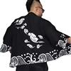G-like Cardigan estivo da uomo - Abbigliamento tradizionale giapponese Haori Costume taoista Vestito a maniche lunghe Giacca in stile cinese cappa camicia da notte per uomo, Taglia Unica