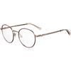 Love Moschino MOSCHINO LOVE MOL581 Occhiali, Burgundy, 51 da donna, Bordeaux, 68