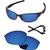 PapaViva Lenti di ricambio per occhiali da sole Oakley Half Jacket 2.0 OO9144, 62 mm, polarizzate