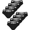 Umbro Mutande Uomo Cotone 8 Pezzi M, L, XL, XXL | Slip Uomo in Cotone Elasticizzato, Traspirante | Intimo Maschil | Sportivi