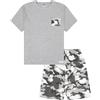 ThePyjamaFactory Pigiama corto mimetico per ragazzi 100% cotone