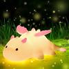 Gerbala Luce Notturna a Forma di Drago, Lampada Notturna Bambini, 7 Colori, 1200mAh Batteria Lampada&Timing Bambini Luce Notturna, Camera Decorazione Regalo per Bambino (Rosa)