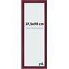 yd. Cornice 37.5x98 cm Vino Rosso Spazzato - Cornice in MDF Bologna | Your Decoration, Vetro acrilico antiriflesso, Montaggio a parete, Adatta per foto, poster o puzzle, Made in Holland