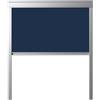 BAUBAY Tenda avvolgibile oscurante per lucernari blu scuro FAKRO | ARON | OptiLight | ERW, codice finestra: 66/98 - facile da montare | oscuramento quasi completo | materiale resistente allo sporco