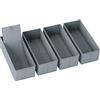 Yucch Organizer Cassetti - Compatibile con IKEA PAX Armadio, Scatole Portaoggetti Pieghevoli con Fondo Rinforzato per Intimo, Calze e Vestiti (Grigio, MALM)