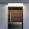 GZZBMY LED Lunga Lampada da Parete con Sensore di Movimento IP65 Impermeabile Iluminazioni per Pareti 3000K/4000K/6500K Esterno/Interno LED Luce Parete Terrazza Corridoio (Argenteo Luce Bianca,90cm)