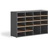 Vicco Scarpiera Lysander, Antracite/Rovere dorato, 104.2 x 65.5 cm