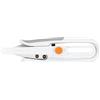 Fiskars Forbici tagliafili, Per mancini e destrimani, Lama in acciaio inox/Manico in plastica, Bianco, 1059562