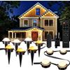 HOUHUI Catena luminosa per esterni, 20 metri, 40 LED, da caldo a bianco freddo, IP67, impermeabile, 6 modalità con telecomando, 2700 K a 6500 K, dimmerabile, per giardino, cortile, feste, Natale