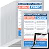 VAIIGO Cornice Magnetica A4 Autoadesiva 20 Pezzi,Porta Poster Informativo,Argento