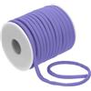 PATIKIL Corda Elastica In Nylon Piatta 21,87 Iarde 5 mm Viola Chiaro | Per Cucire Abbigliamento Fascie Per Capelli Lacci Per Borsette, Corda Elastica Spandex Tessuto Elastico, DIY Artigianato