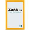 yd. Cornice 33x48 cm Giallo - Cornice in MDF Mura | Your Decoration, Vetro acrilico antiriflesso, Montaggio a parete, Adatta per foto, poster o puzzle, Made in Holland