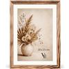 Velora Home&Living VELORA H&L Cornice Foto Legno Bruciato 20 x 25 cm - Cornice in Legno con Plexiglass Trasparente, Portafoto da Parete, Cornice per Poster, Fotografie, Puzzle, Diplomi e Certificati