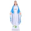 STOBAZA Statua della Madonna in Plastica Design Stabile e Decorativo, Stile Religioso Realistico per Decorazione da Tavolo in Soggiorno